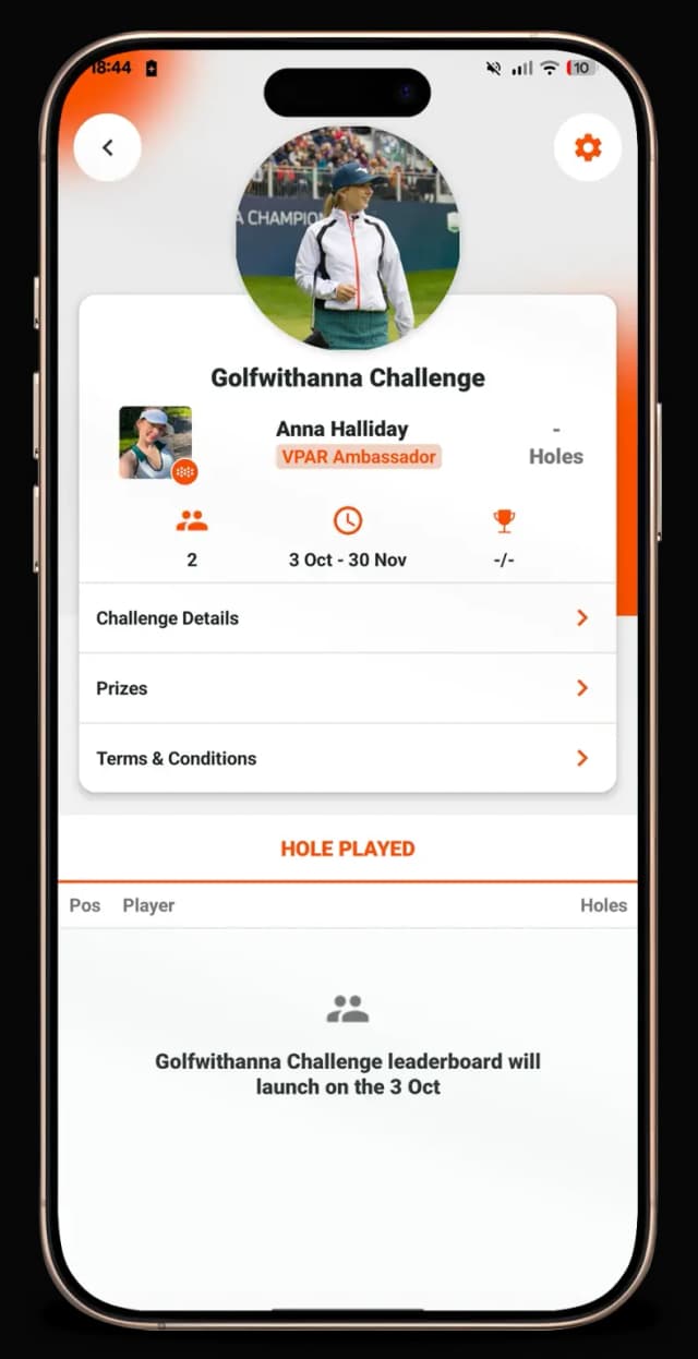 Join Challenge - VPAR app screenshot