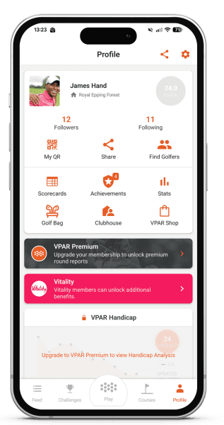 Discover Vitality - VPAR app screenshot