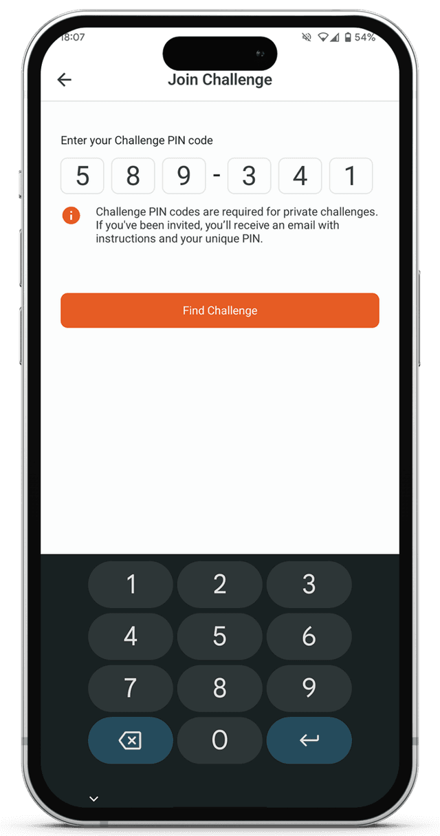 Search Challenge - VPAR app screenshot