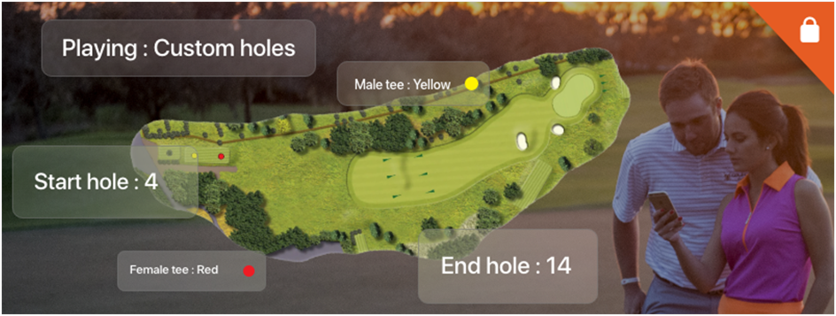 custom hole configuration feature