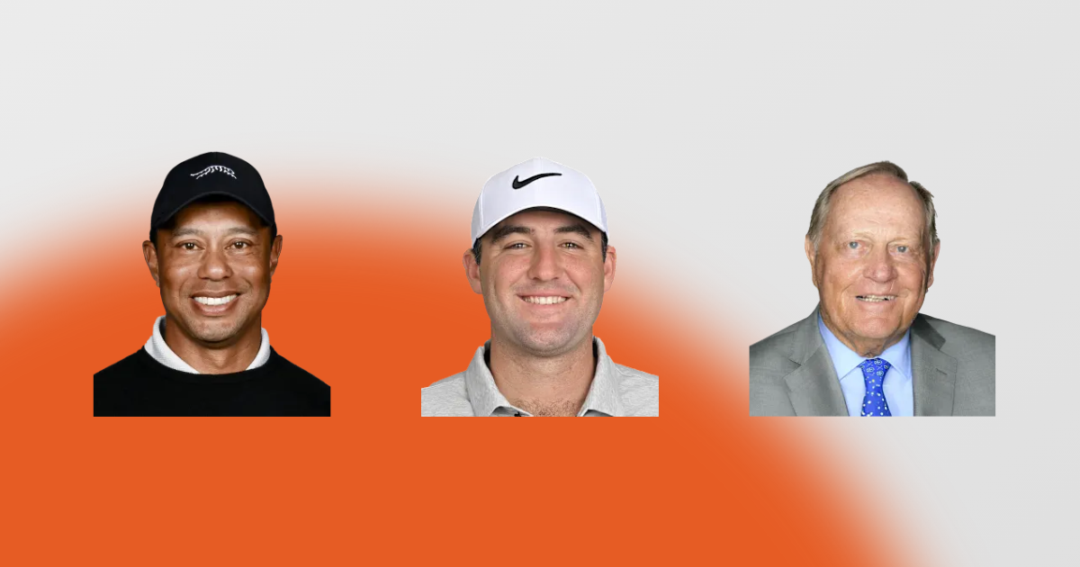 Can Scottie Scheffler catch Tiger Woods and Jack Nicklaus?