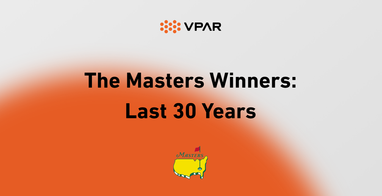 Masters Winners the Last 30 Years